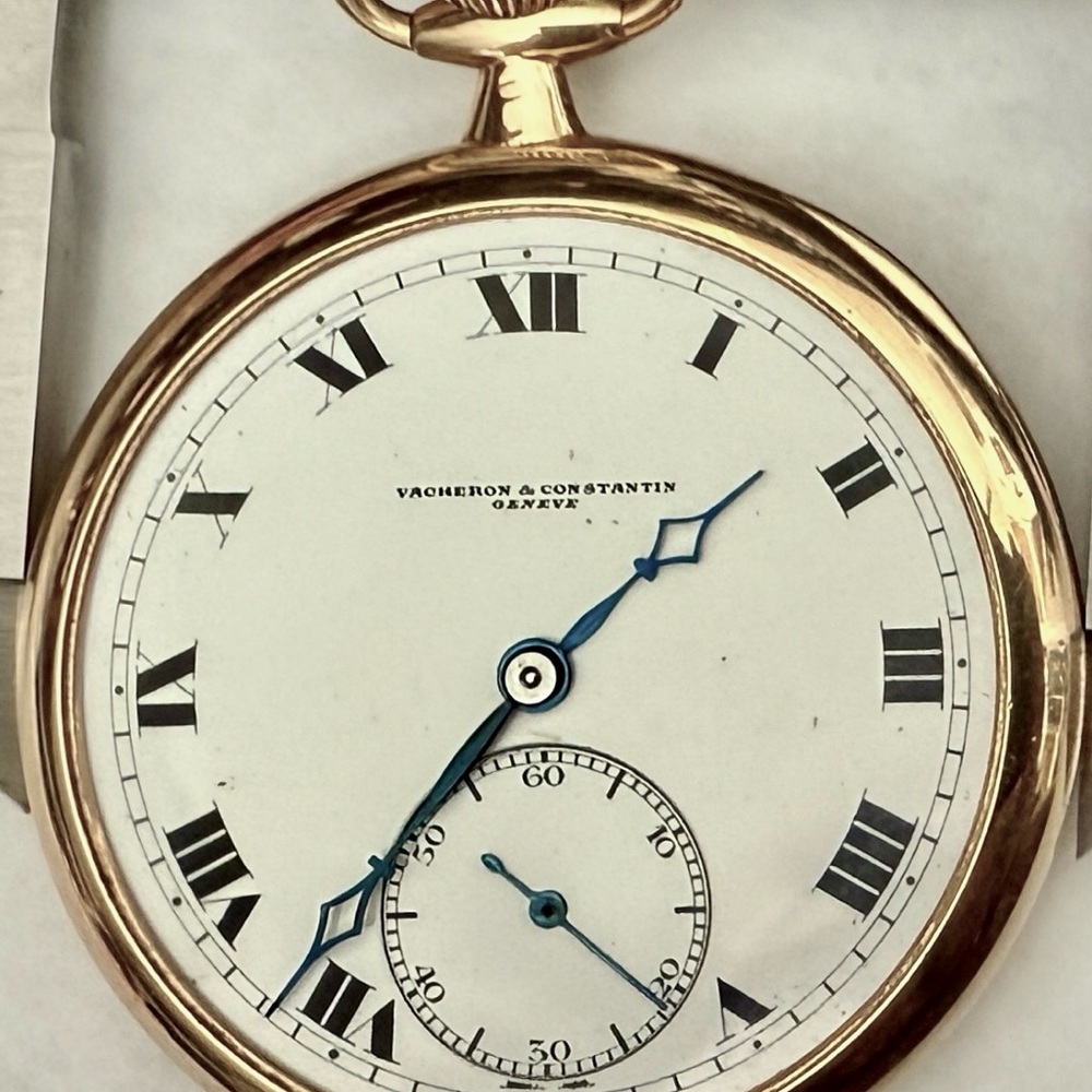 Vacheron Constantin Gold Watch with White Dial